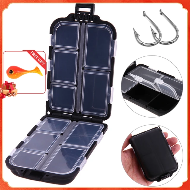 5 Compartments Plastic Fishing Lure Hook Tackle Box Storage Case Portable  Tackle Multifunctional Organizer Fishing Boxes - AliExpress