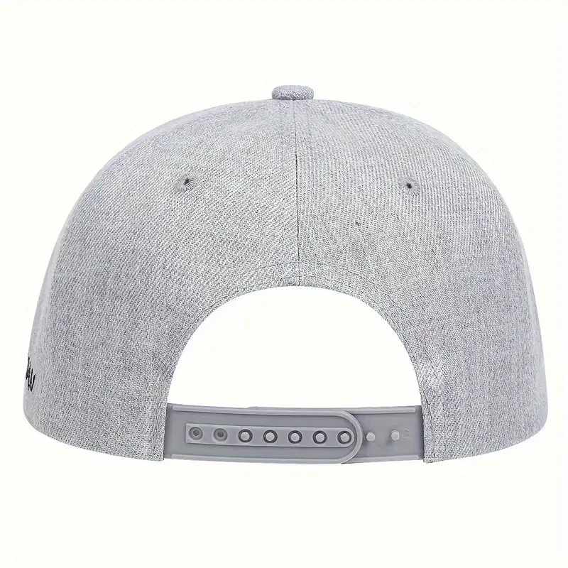 High quality Unisex Simple grey V 3D pierced Embroidery Bill Hip-Hop Hats Outdoor Adjustable Casual Baseball Caps Sunscreen Hat