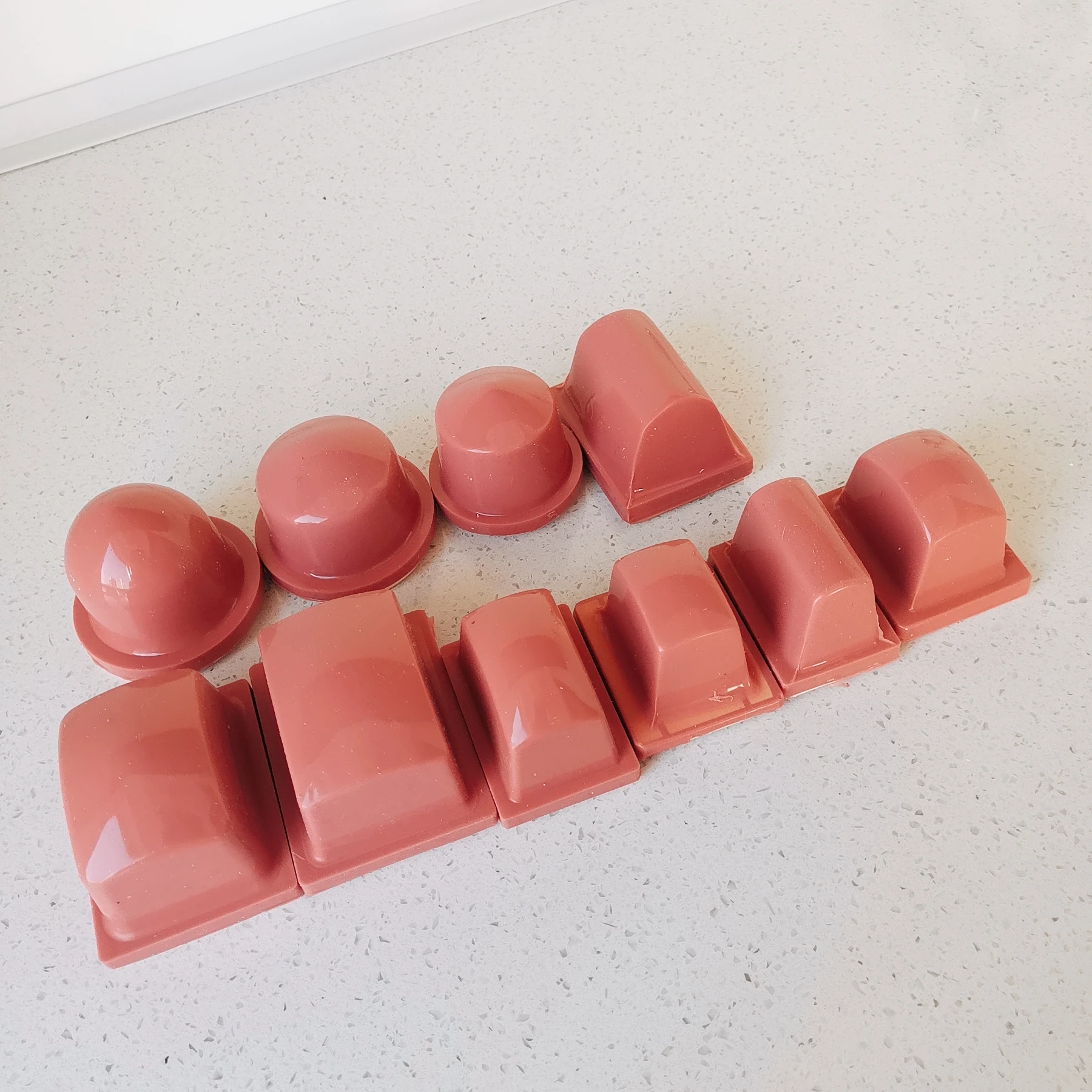 One Piece 25 Degree Pad Printing Rubber Head High Density Corrosion Resistance for Pneumatic Machine