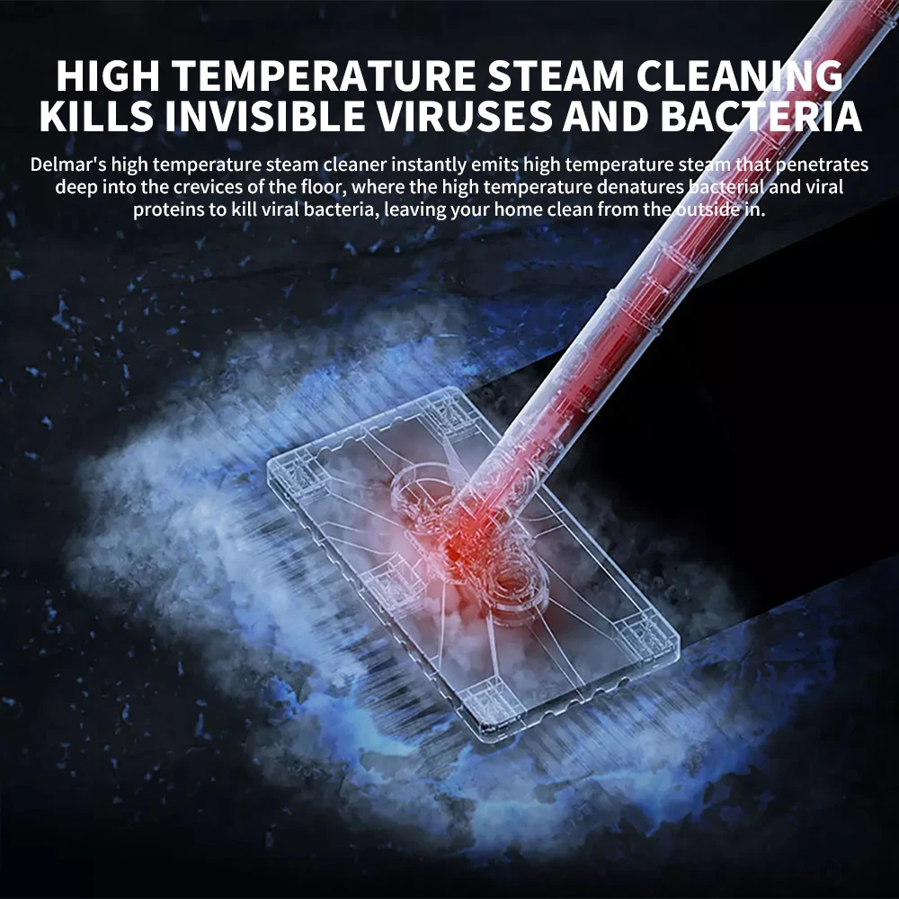Original Deerma DEM-ZQ610 Steam Mopping Machine Multifunction Household Cleaning mop Aspirador 5 Attachments Mold 2