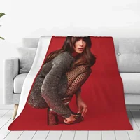 Spanish Singer Cute Aitanas Blanket Super Warm Street Trend Plush Throw Blanket For Couch Bed Travel Flannel Bedspread Bed Cover 1