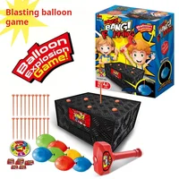 Table Toy Burst Balloon Game Knock Box Balloon Thrilling Party Party Casual Entertainment Game 1