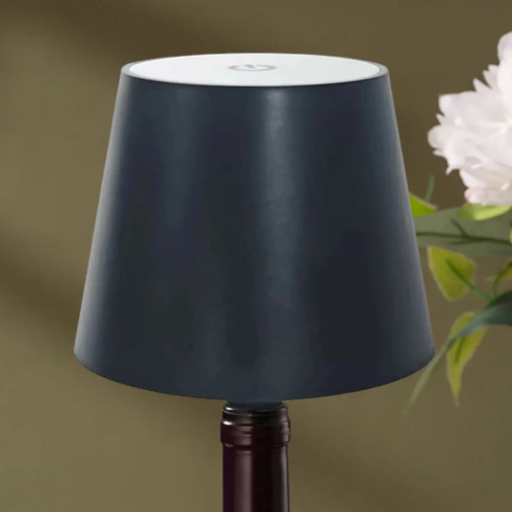 2-1PCS Wireless Wine Bottle Lamp LED Bottle Light Portable Touch Table Lamp For Wine Bottles Light Restaurants Bar Party Decor 6