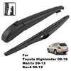 Black 12" Rear Wiper Arm Blade For Toyota Highlander 08-19 Matrix 09-13 Rav4 06-12 Prius V Clean Car Windscreen Back Wiper 1
