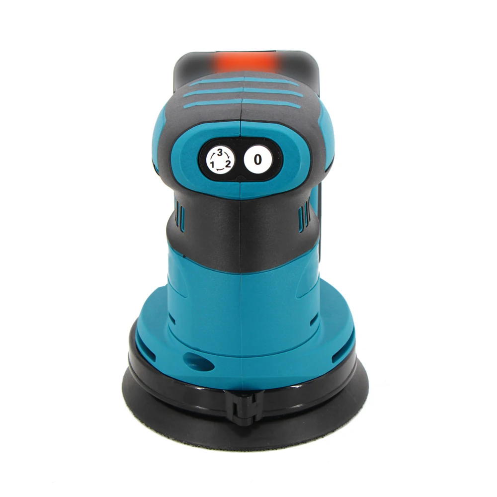 Electric Orbital Sander 125mm Brush Motor Wood Grinder Polisher Waxing Grinding Sanding Polishing Machine for 18V Makita Battery 6