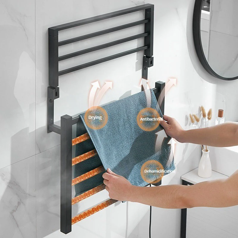 regio gelijkheid spek 049HOME Towel Warmers Electric Towel Rack Constant Temperature Toilet  Bathroom Quick Drying Device Heating Bath Towel Radiator| | - AliExpress