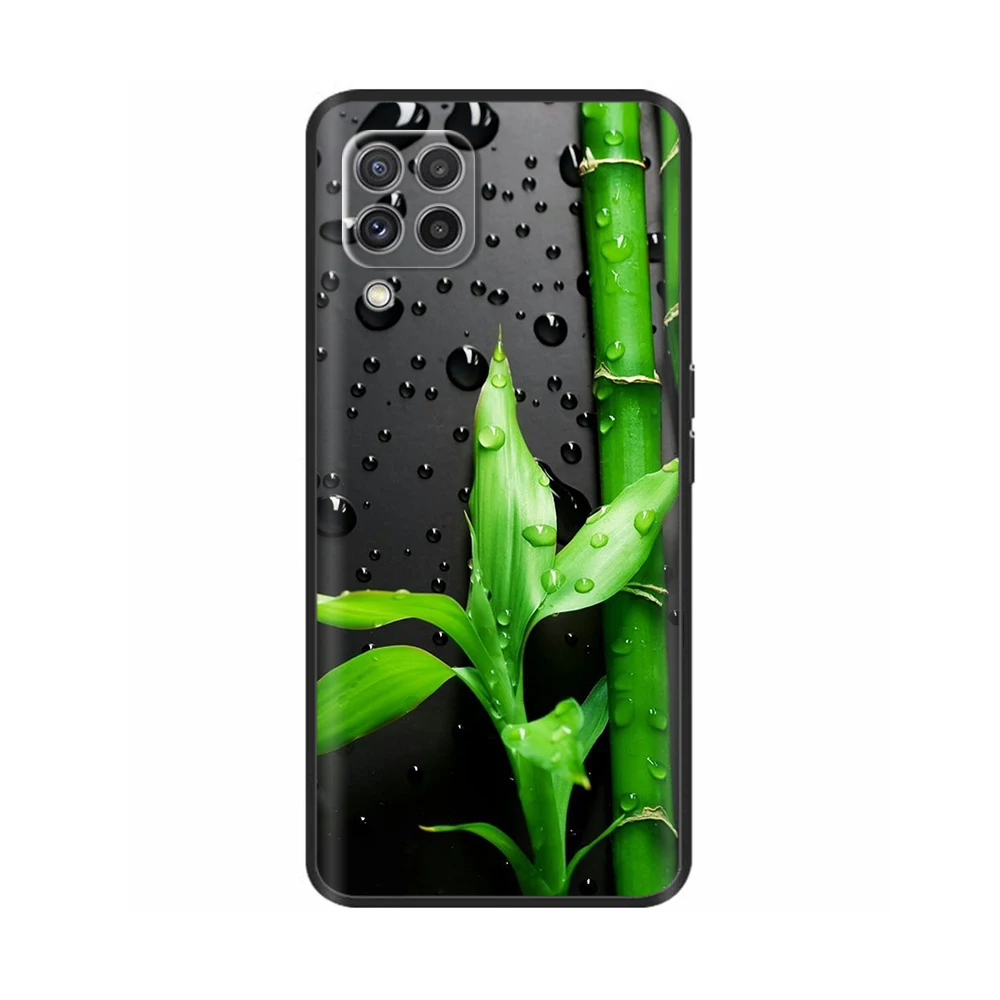 Floral Painted Silicone Protective Case - Elegant Bumper Cover