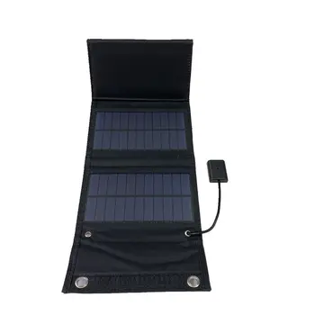 Panel de energ a Solar plegable para exteriores cargador port til resistente al agua USB 5V