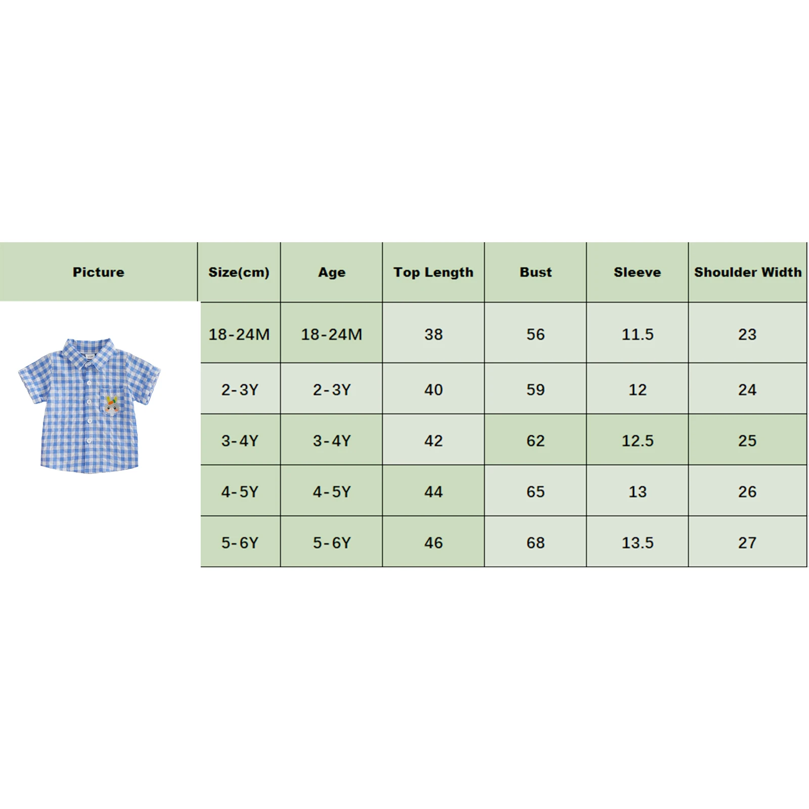 어린이용 부활절 셔츠, 단추 달린 캐주얼 토끼 자수 플래드 반팔 상의