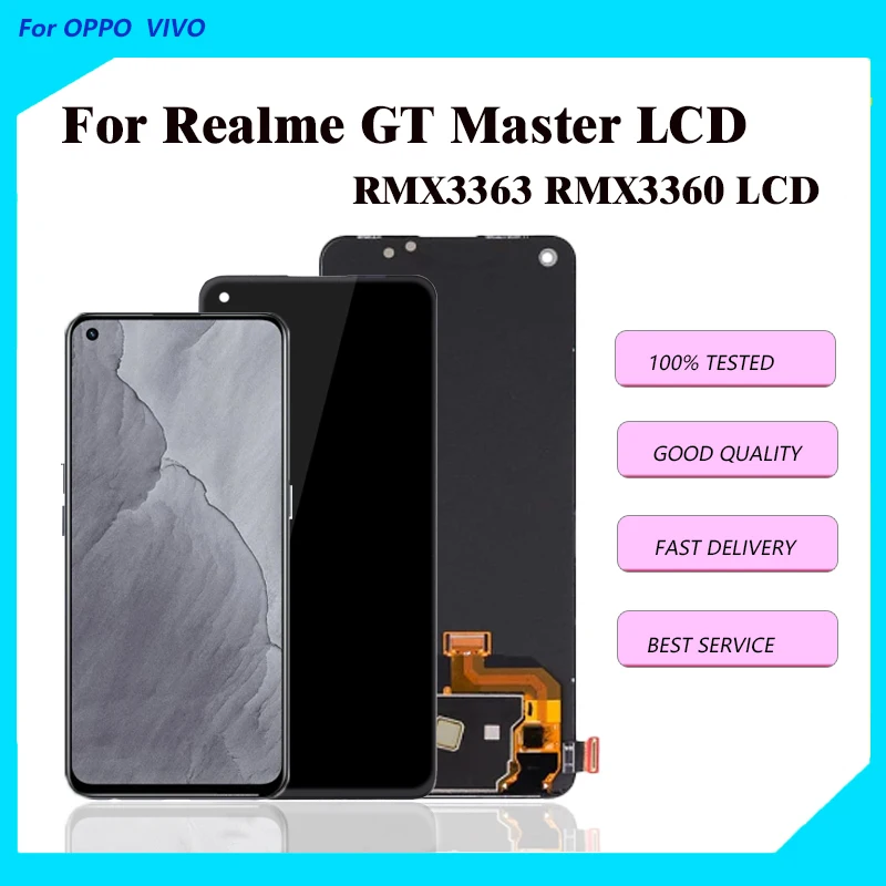 Per Oppo Realme Gt Master Oled/Tft Display Lcd Touch Screen Digitizer Assembly Sostituzione Per Display Lcd Rmx3363 Rmx3360