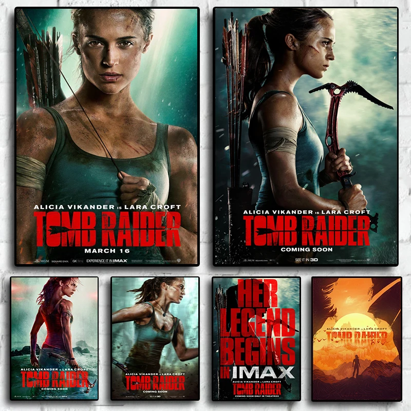 Gioco Movie Tv Tomb Raider Canvas Painting Character Poster Stampe Wall Art Picture For Living Kids Room Home Decor Picture