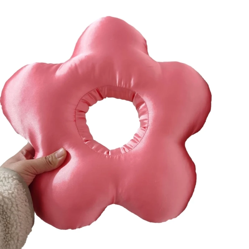 367A Ear Piercing Pillow Sleeping Doughnuts Cushion Fade Resistant with Hole Side Sleeping Pillow for Ear Pains 4