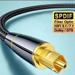 Premium Multi - Channel Digital Fiber Optic Audio Cable for Superior Sound Quality (Fiber Optic Audio)