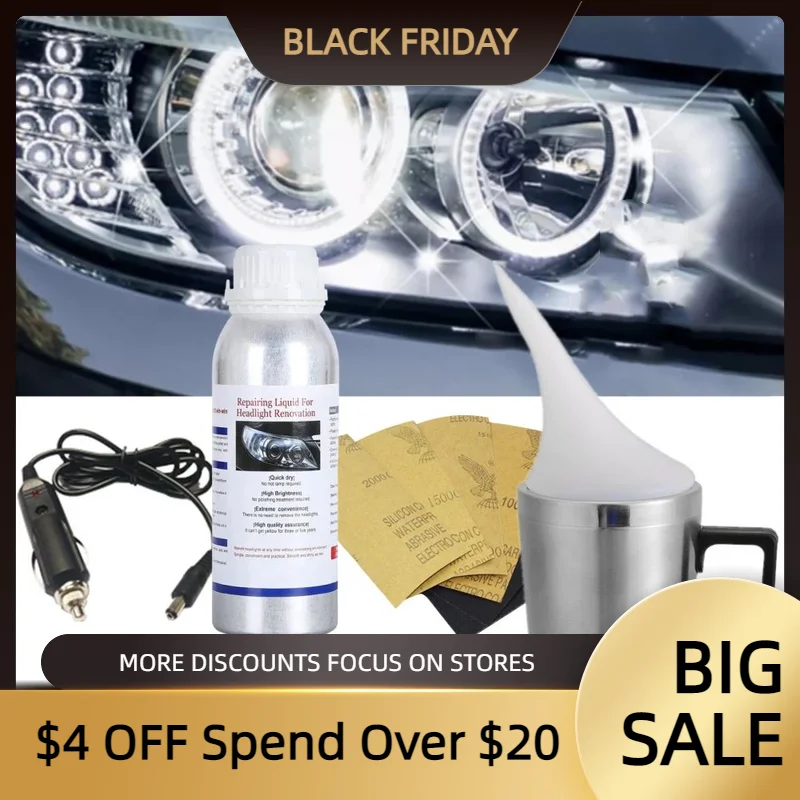HeadlightRestorationFumigationCarGlassRestorationAgentScratch