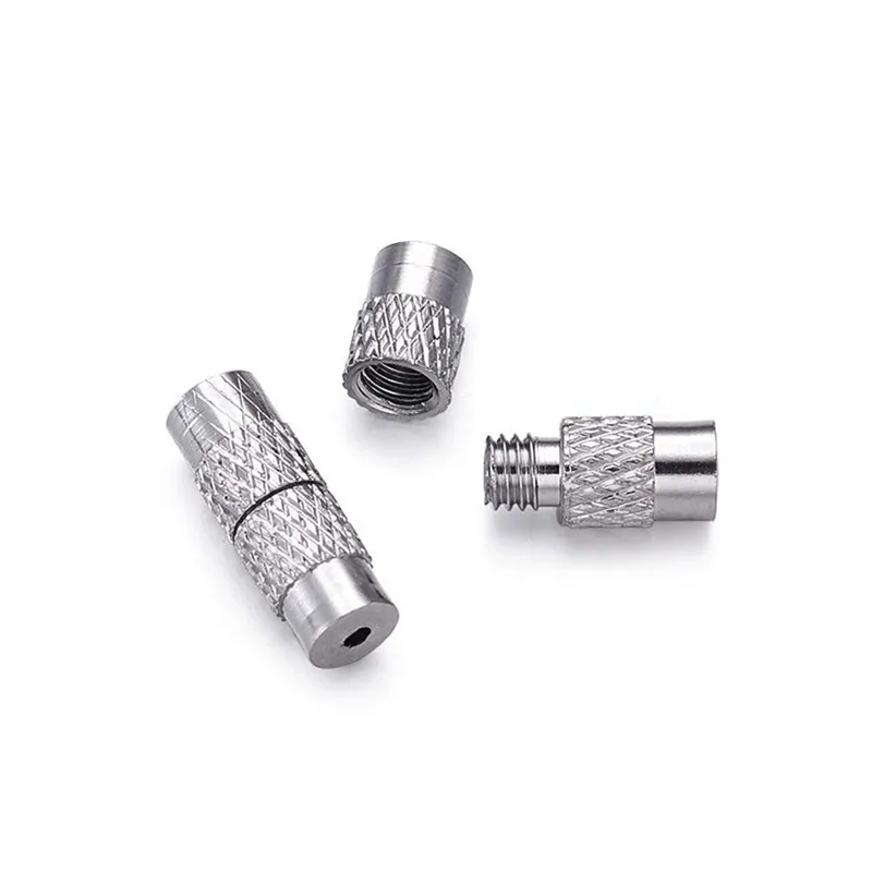 Cierres de tornillo de columna de latón 20 piezas, cierre de tornillo de barril para para la fabricación de joyas, 4x12mm|Piezas de cierre y matarial de joyería| - AliExpress