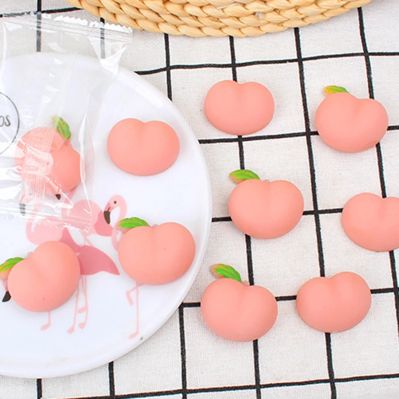 

Squeeze Fidget Peach/Butt 1/5/10 PCS Quick Rebound Squeezable Decompression Toy Sensory Finger Stress Toy Pink