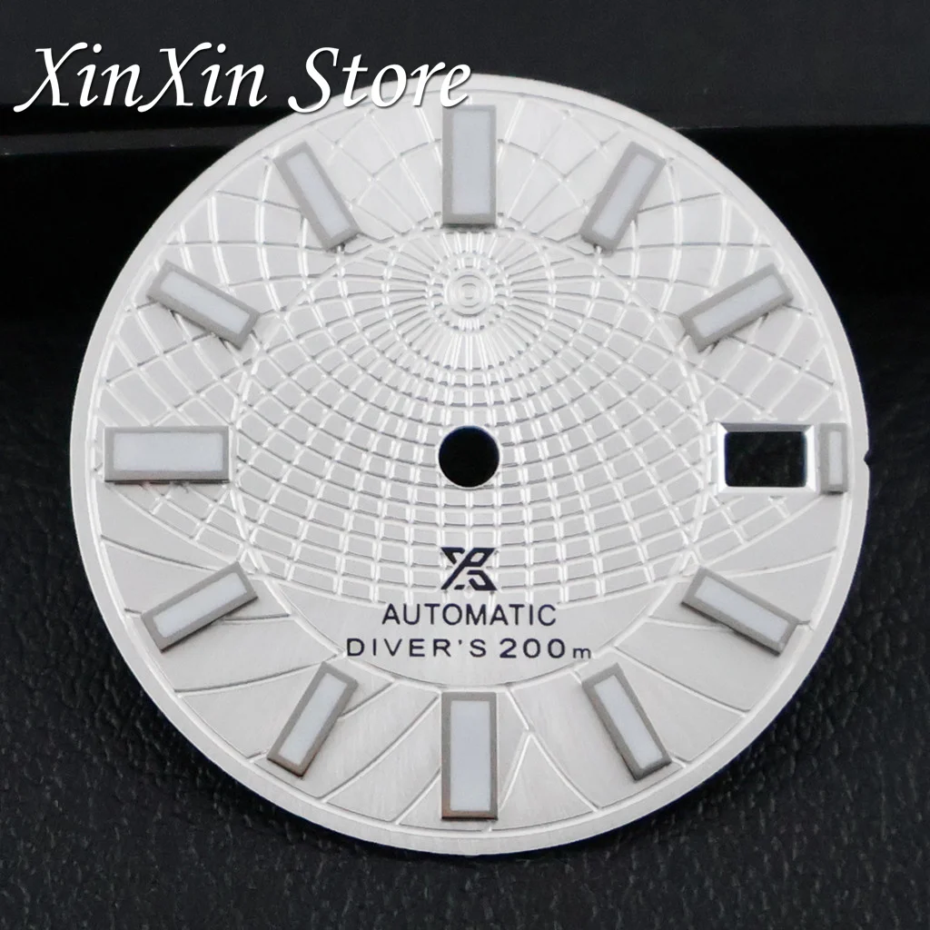 Green Luminous Mechanical Diver's Watch Accessory - 28.5mm Dial Diameter, High Quality