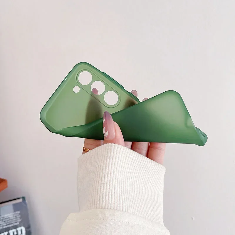 Matte Transparent Thin Silicone Phone Case