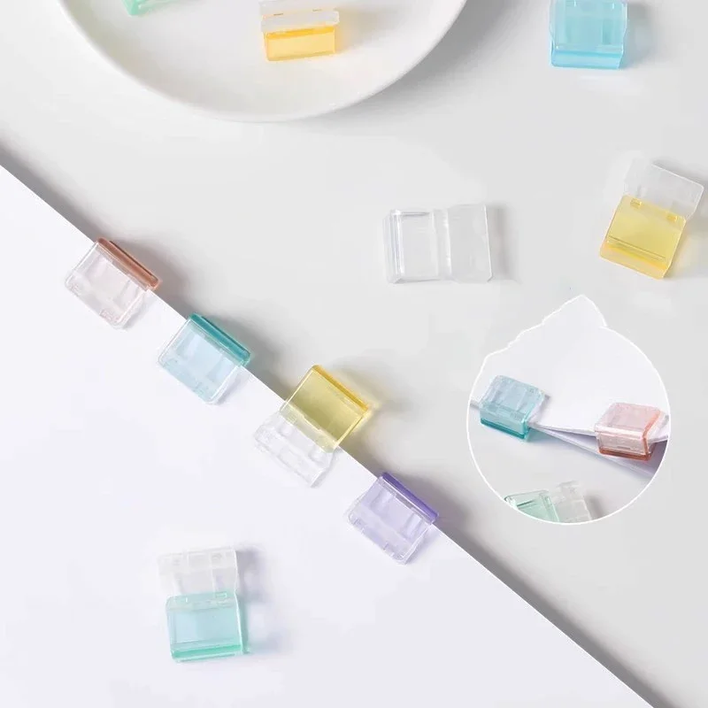Staples Paperclips Mini Kawaii Binder Clips File Documents Notebook Bookmarks Index Page Holder Clamp 5/10pcs