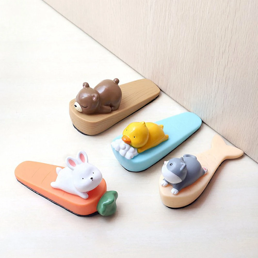

Animal Shaped Door Stopper Wedge Door Catcher Block Guard Prevents Injuries Non Slip Door Stop for Family Office Protection