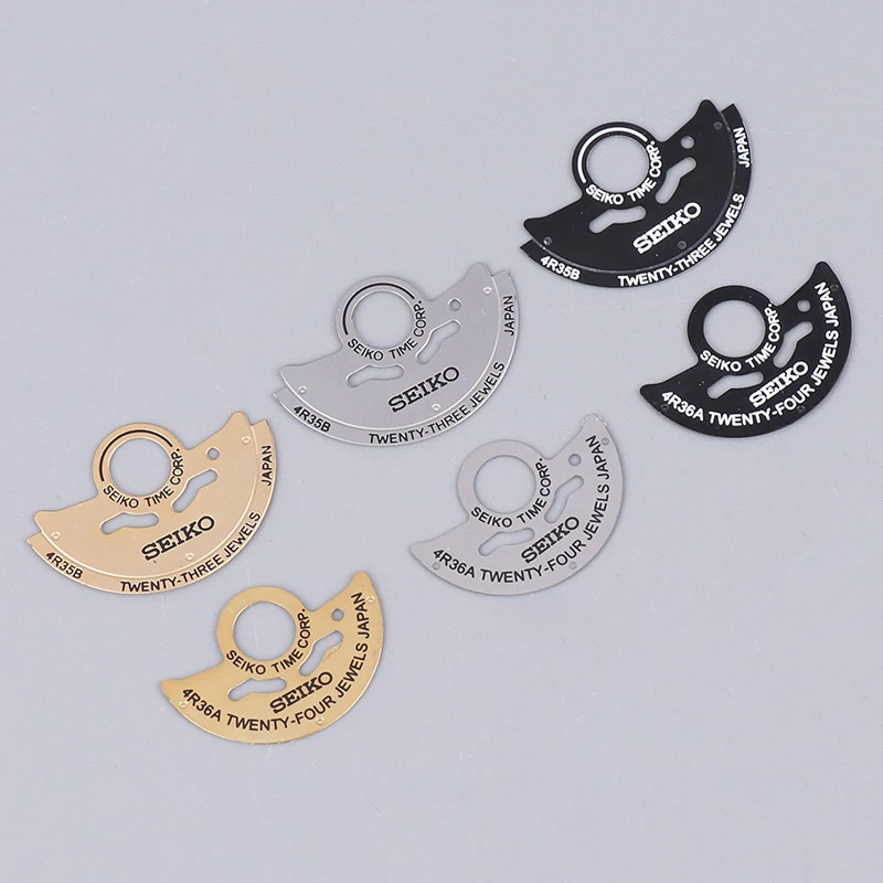 NH35 Movement Watch Movement Parts NH35 To 4R35B Rotor To 4R36A Automatic Hammer Patch Metal Sheet Lettering Rotor watch movement parts