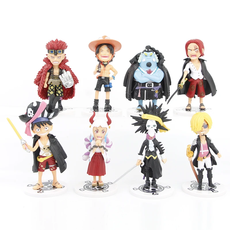 ONE PIECE ジャンプ フィギュア 39体セット まとめ売り 8pcs/set One Piece Yamato Jinbe Shanks BROOK Luffy Zce