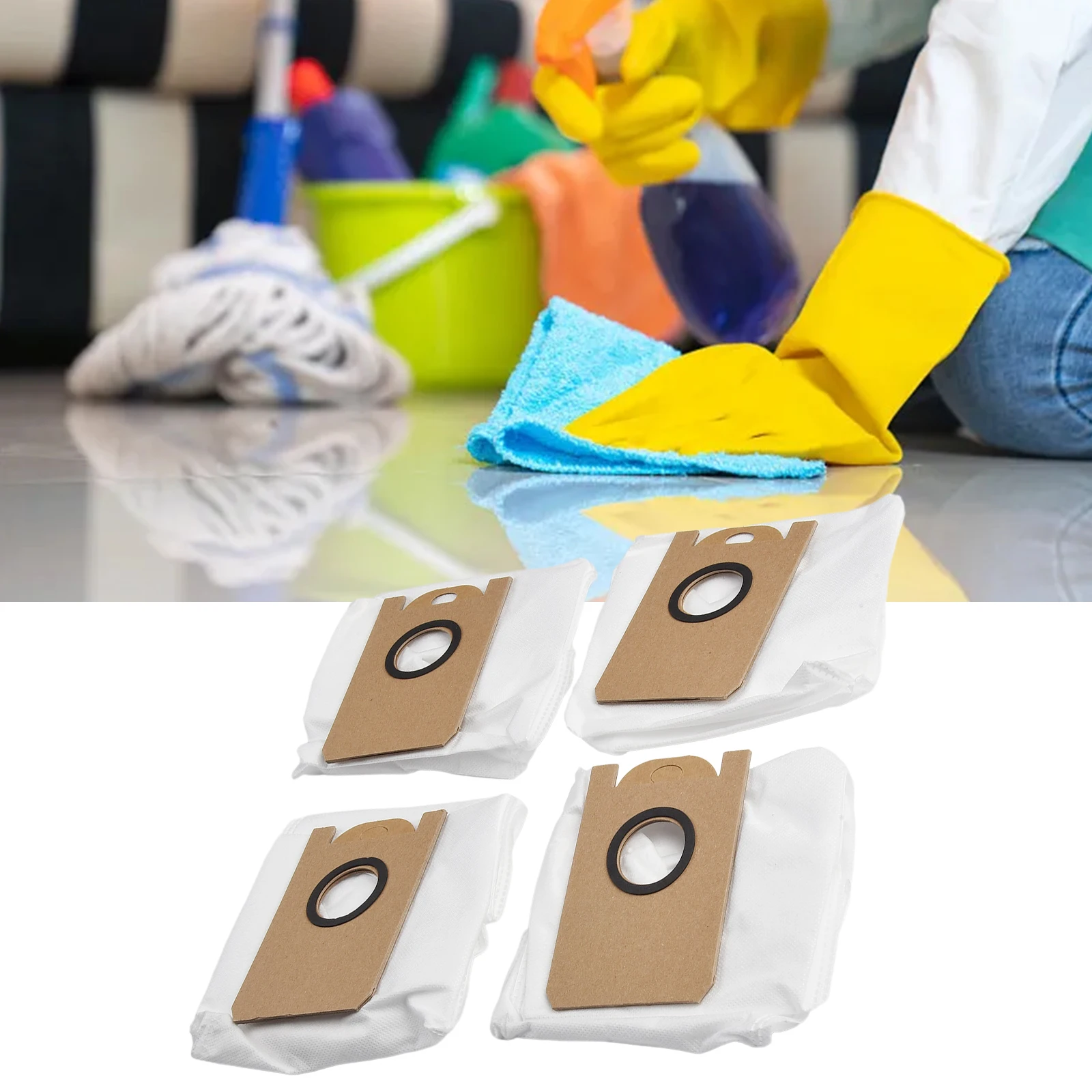 

Enjoy Efficient Cleaning Performance with these Replacement Dust Bags for Laresar L6 Nex Robot Vacuum Cleaner 4 Pack