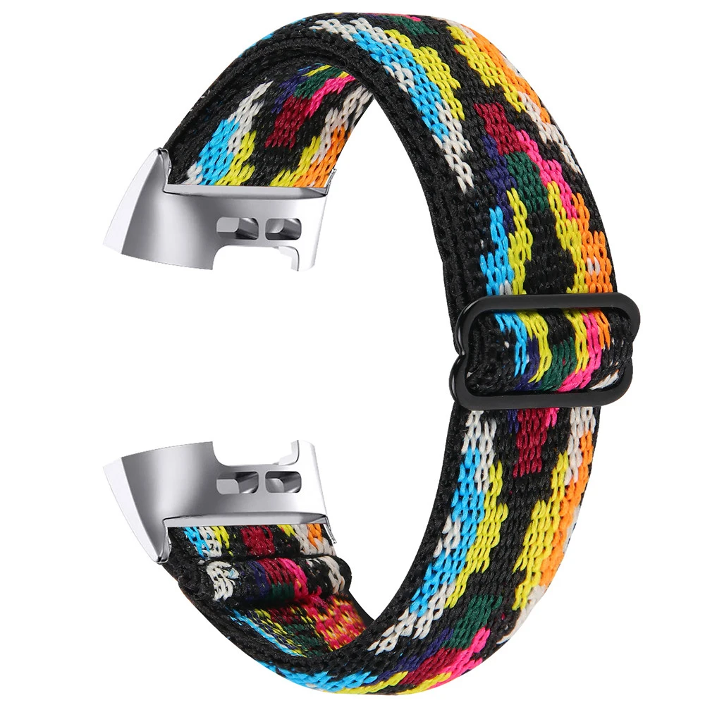 Essidi Elastic Band For Fitbit Charge 5 4 3 2 Sports Fabric Bracelet Strap Loop For Fitbit Charge 3 4 SE Watch Wrist Band Correa 