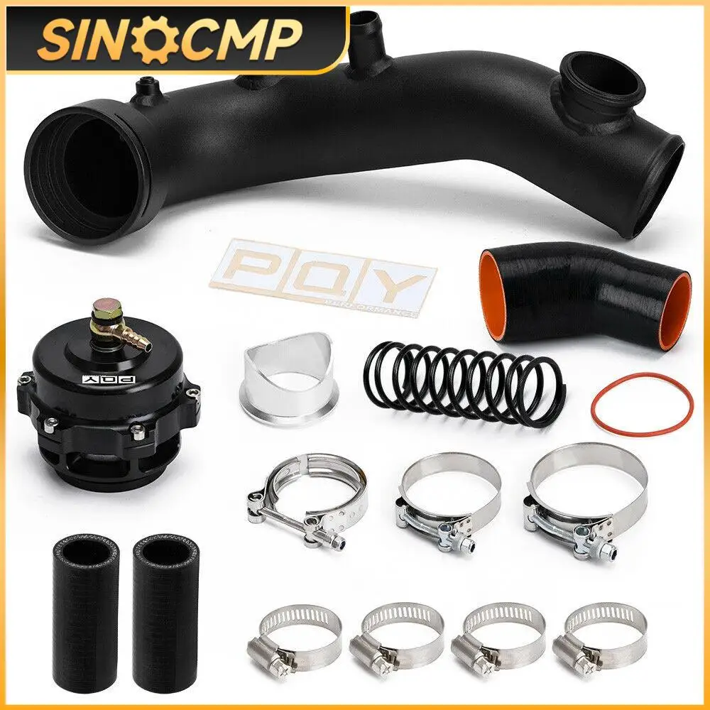 1 Set Brand New Charge Pipe Kit 50mm Bov For BMW N54 E88 E90 E92 E93 135i 335i Automobile Professional Accessories