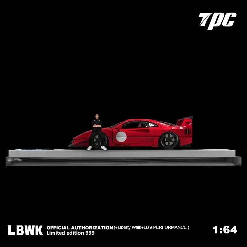 Lbwk f40レッドモデルカー、1:64 - AliExpress
