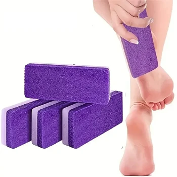 1pc esfoliante de pés-pedra-pomes & removedor de calos para pés lisos, ferramenta de purificador de calcanhar de pedicure 1