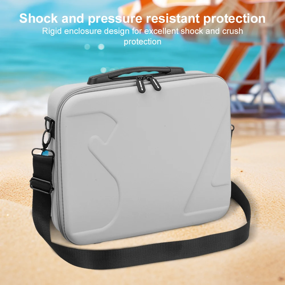 Carrying Case Portable Travel Shoulder Bag Hard Suitcase Shockproof Case for DJI Flip Drone RC 2/RC-N3 and Batteries