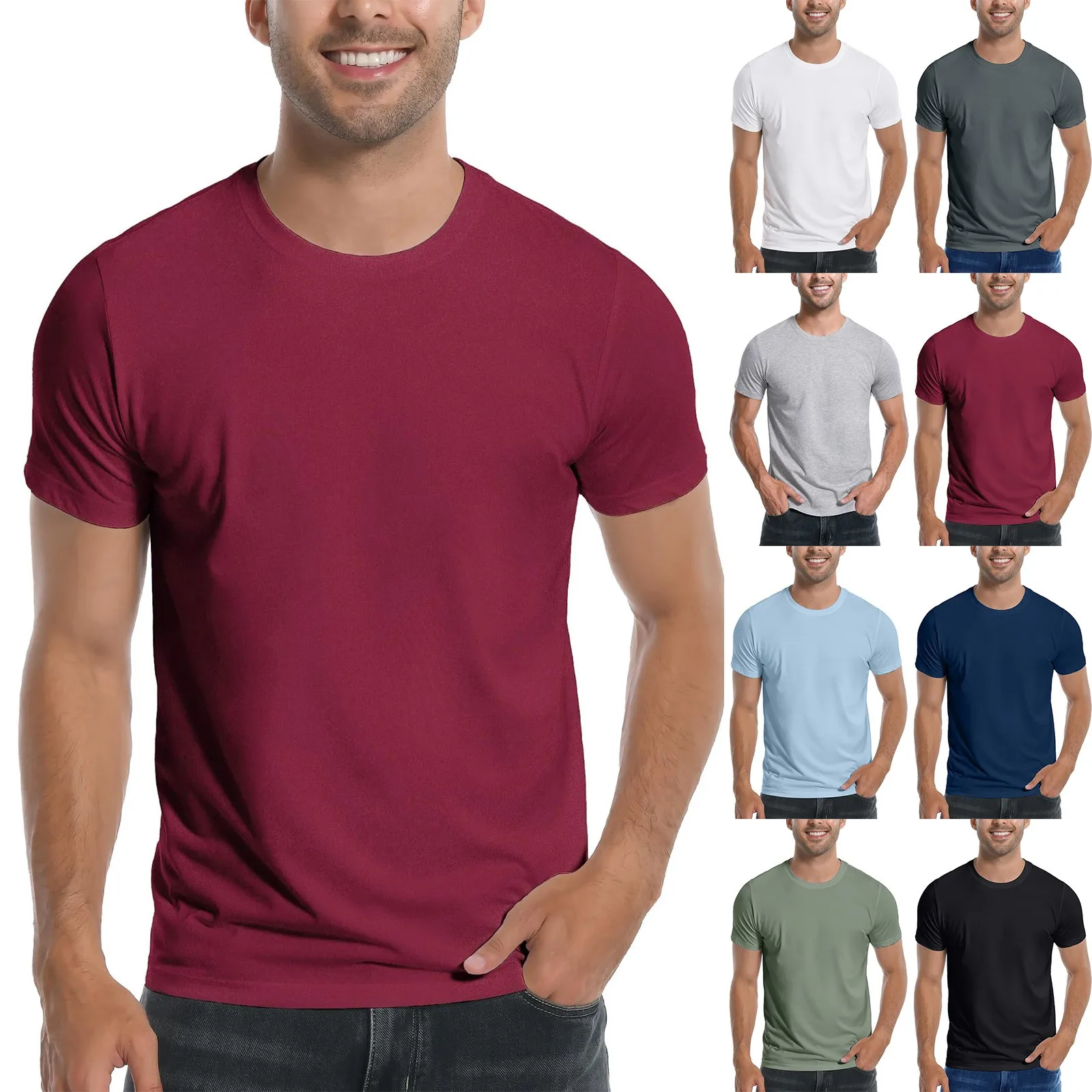 Men\'s Slim Fit Cotton T-Shirt 3
