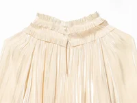 Women's Shirt 2026 New Fashion Spring Summer Shiny Satin Texture Shirt for Women Loose Chic Personality Female Top - Image 6