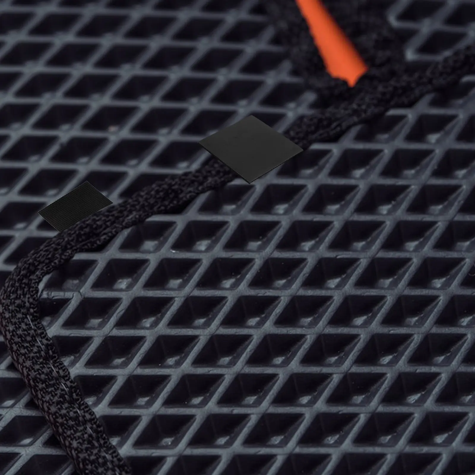 20Pcs 자동차 양면 접착 테이프 후크 및 루프 스트립 자동차 바닥 매트 패스너 인터로킹 패브릭 테이프 헤비