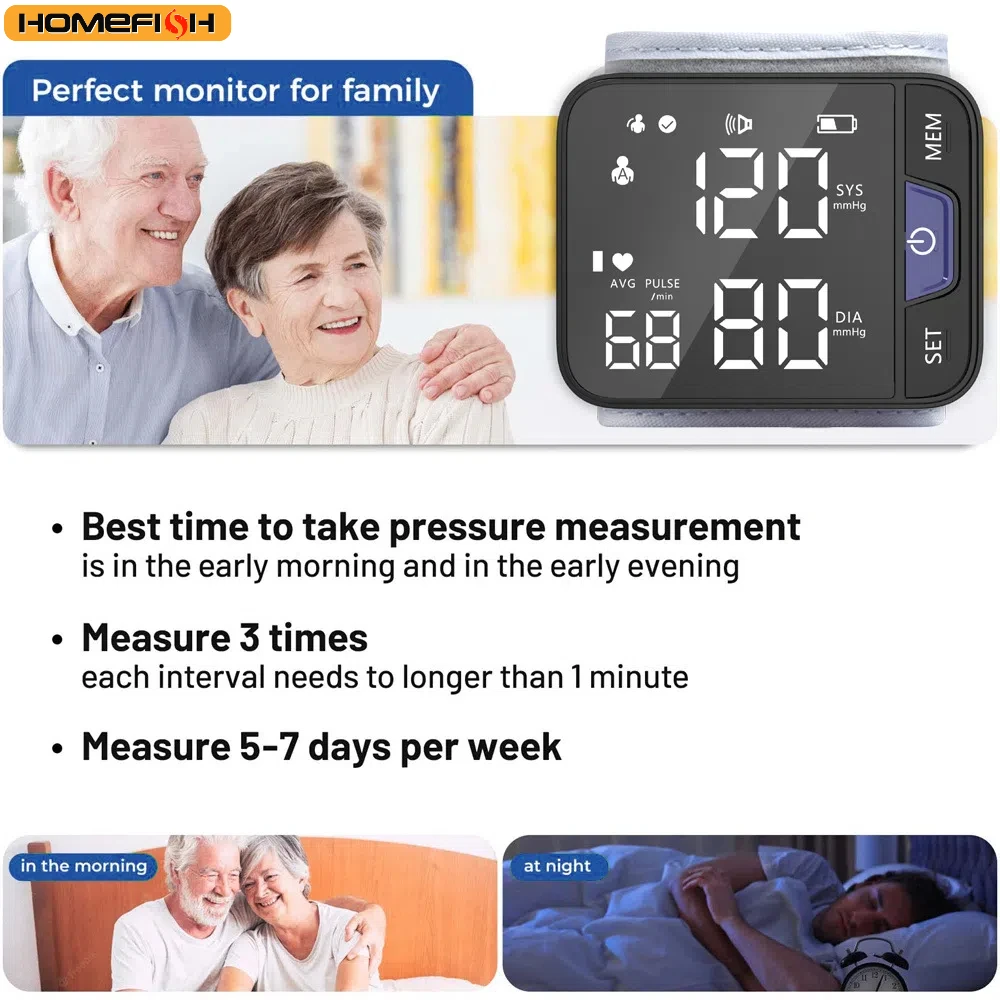 Household Electronic Sphygmomanometer Simple Operation
