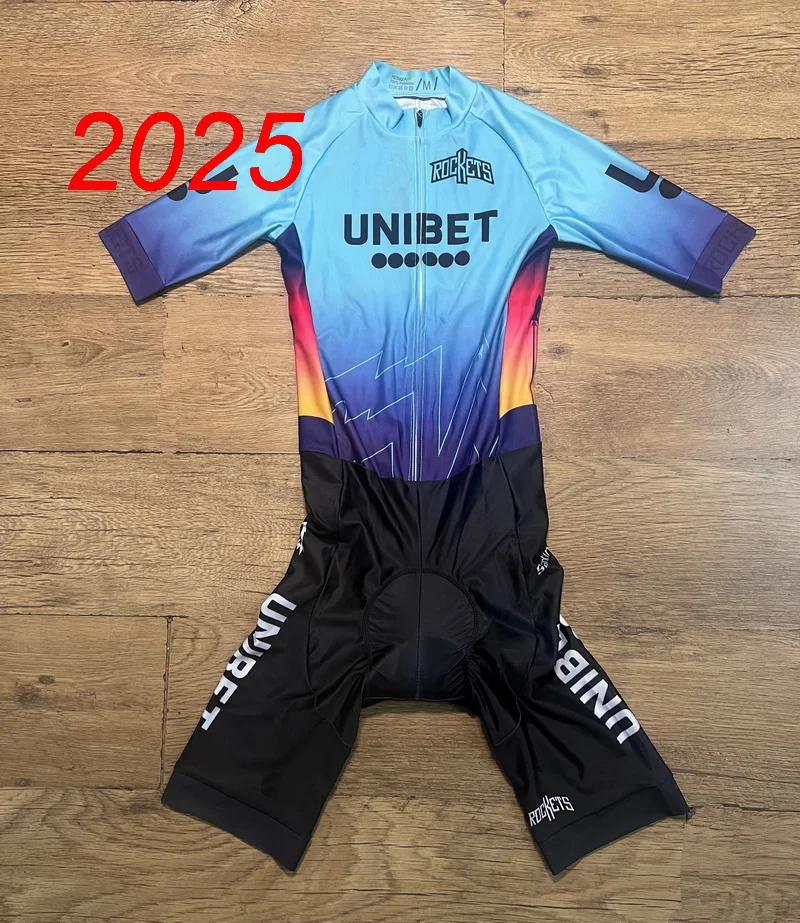 LASER CUT Skinsuit Unibet Tietema TEAM Bodysuit SHORT Cycling Jersey Bike Bicycle Clothing Maillot Ropa Ciclismo