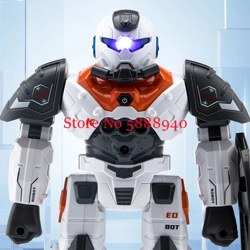Smart Early Education Auto Demo Fire Bullet Remote Control Space Robot 60Mins Gesture Sensing Singe$Dance Walking RC Robot Toy 3