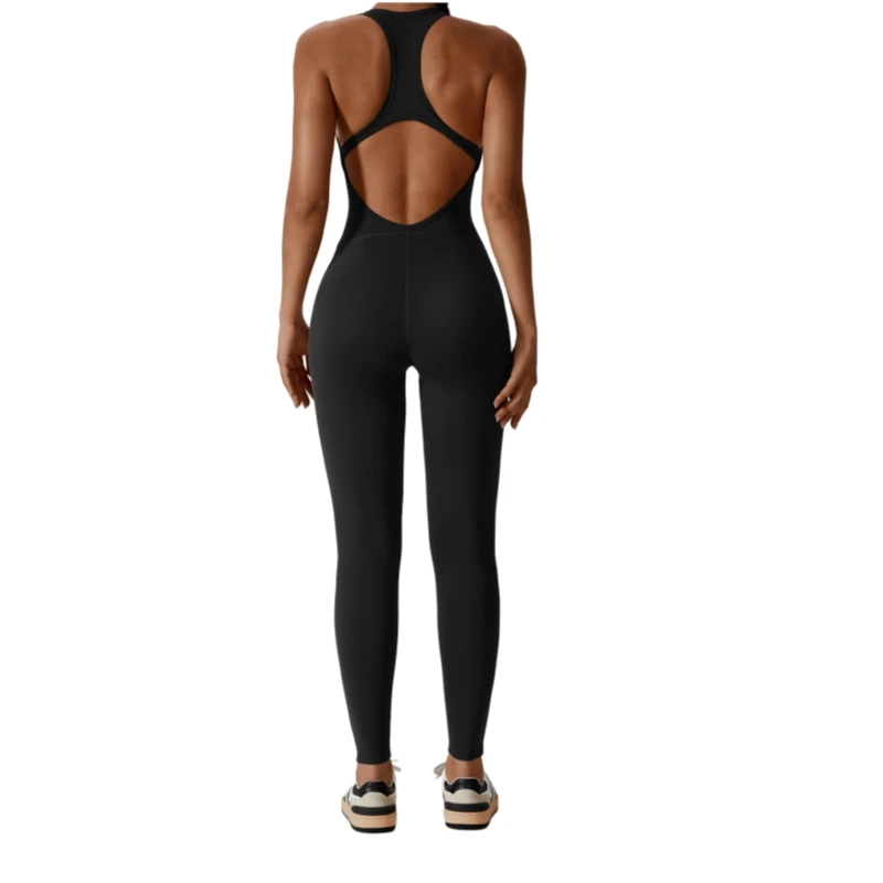 Sexy Sleeveless Yoga Jumpsuits for Women Rompers Women High Elastic Casual Skinny Sportswear One Piece Gym Fitness Yoga Leggings