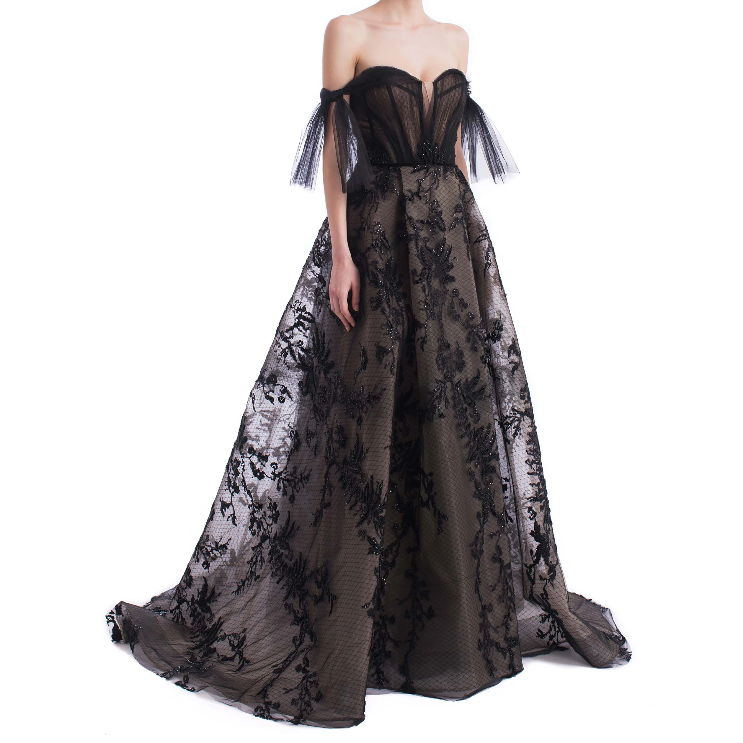 precioso-vestido-de-graduaci-n-negro-con-cuentas-para-mujer-vestido-de
