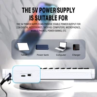 BOMGE 12-Channel Professional Audio Mixer, RCA, XLR Microphone Jack, 48V Power, 99 DSP For Professional and Beginners 6