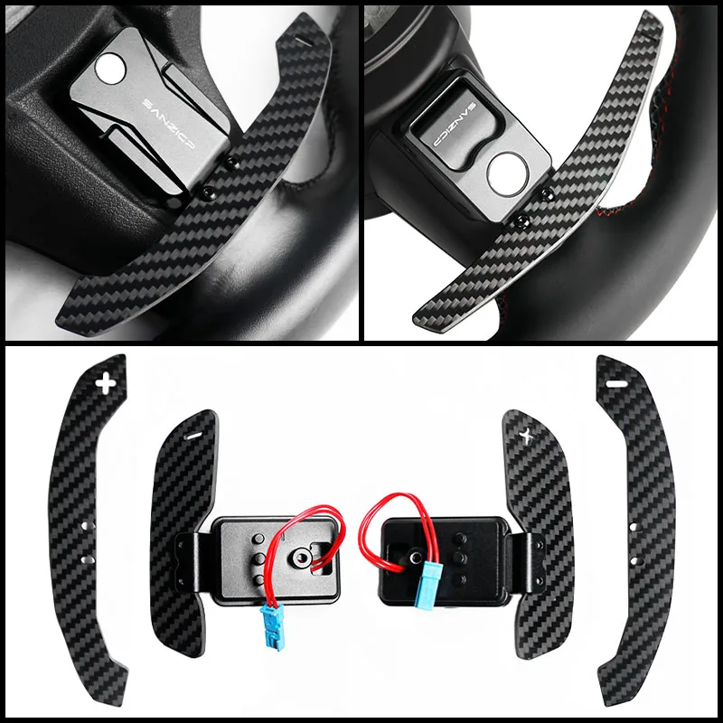 

For BMW 1 2 3 4 5 6 7 Series F10 F30 M3 X5 G30 G20 G28 M3 M5 Magnetic Shift Paddle Car Carbon Fiber Steering Wheel Paddle