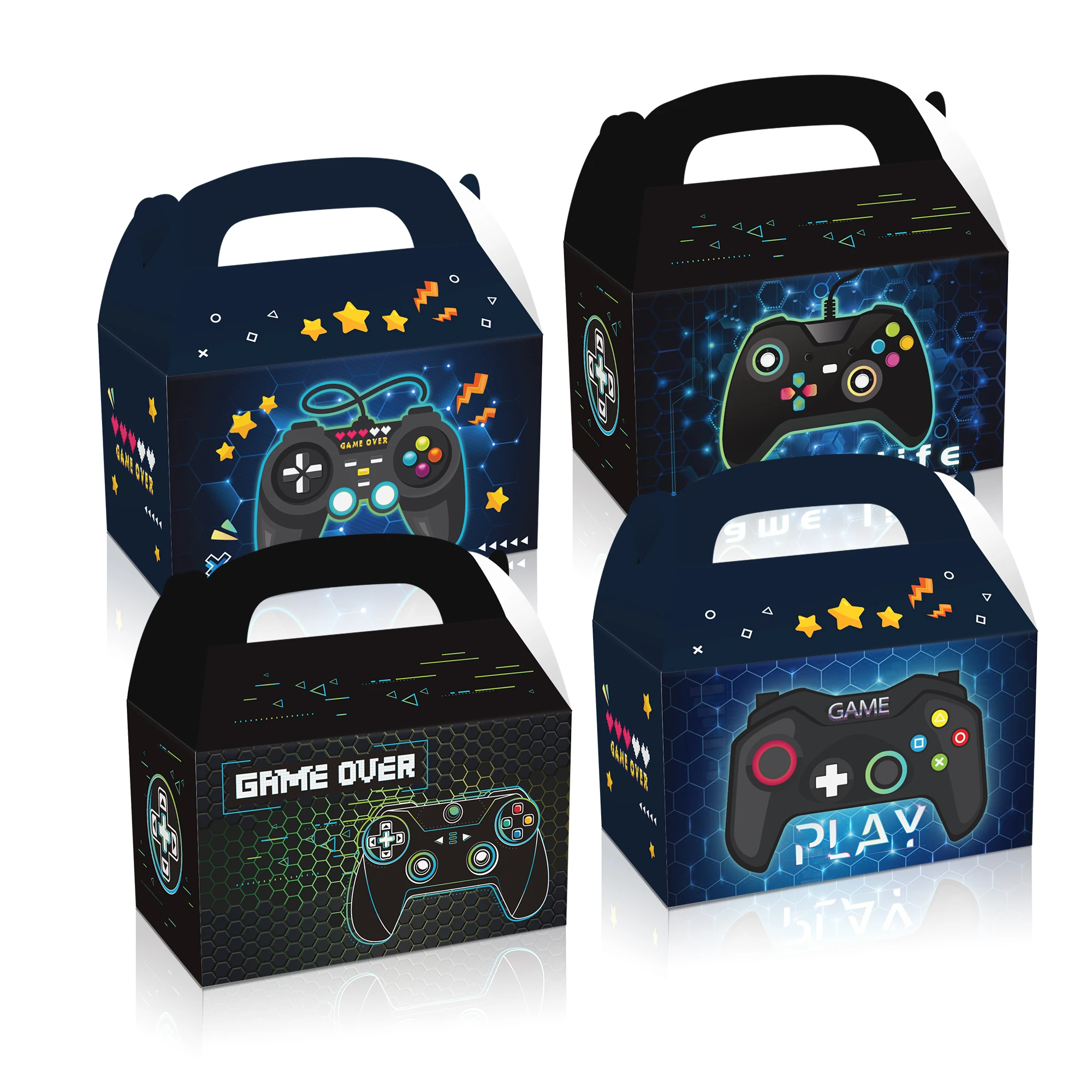 Dd1 4pcs Boys Cool Black Game Life Play Games Party Favor Box Birthday Party Candy Packing Gift Boxes Baby Shower Party Decors Aliexpress Dd1 4pcs Boys Cool Black Game Life Play Games Party Favor Box Birthday Party Candy Packing Gift Boxes Baby Shower Party Decors Aliexpress