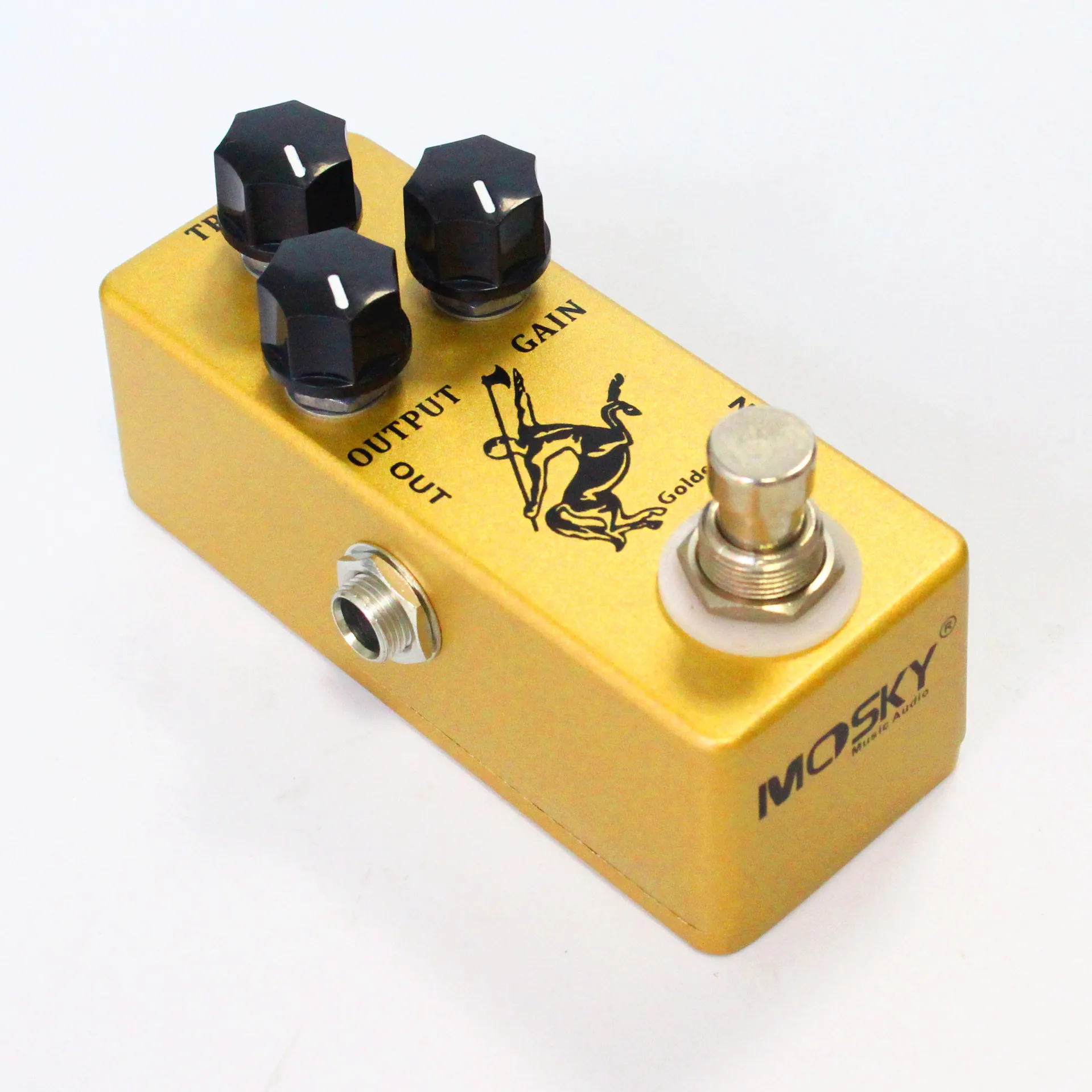 MOSKY SILVER/GOLDEN HORSE Effect Pedal overdrive/boost Horse Guitars Volume Reverb Bass Klon Centaur Effect Pedal Stage Audio guitar effect pedal