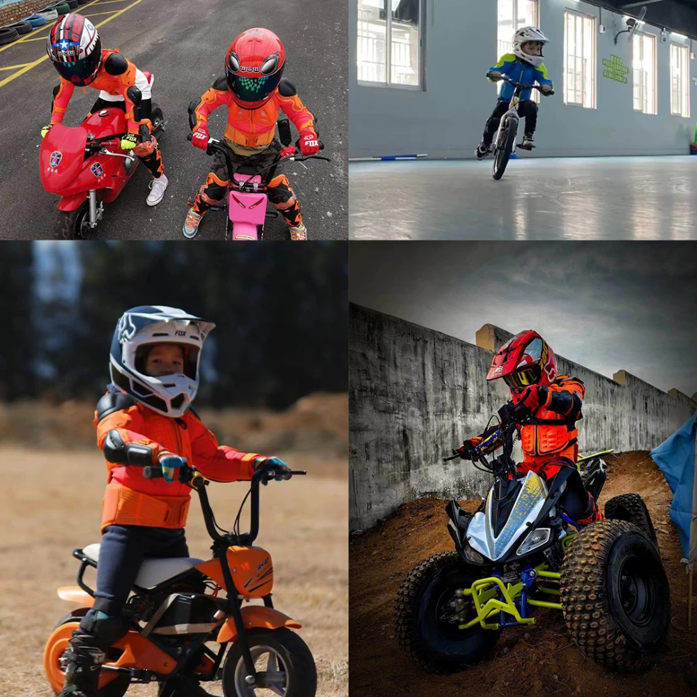 All-purpose Protective Gear for Youth-Armor for Snowboarding, Off-road Biking, Mountain Climbing ATV and Motorcycling children