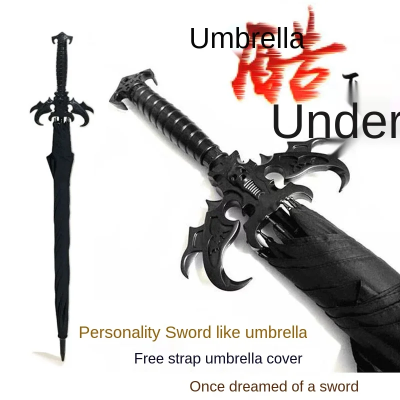 

Martial ArtsUmbrella Long Handle Umbrella Sword Internet Sensation Umbrella Creative Anime Magic Circle Cross Sword likeUmbrella