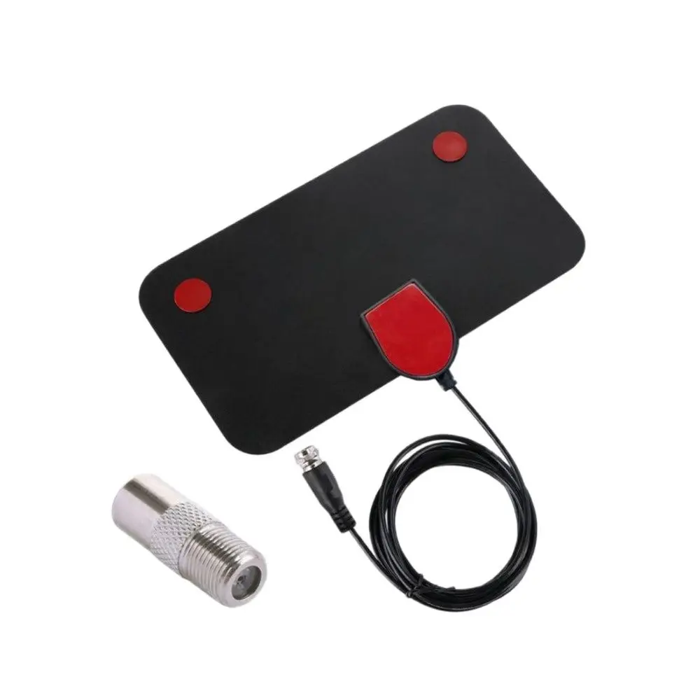 1PC HDTV Antenna DVB-T2 Flat Aerials 5DBI 174-240/470-862MHz F Female Connector NEW Wholesale Price | Обустройство дома