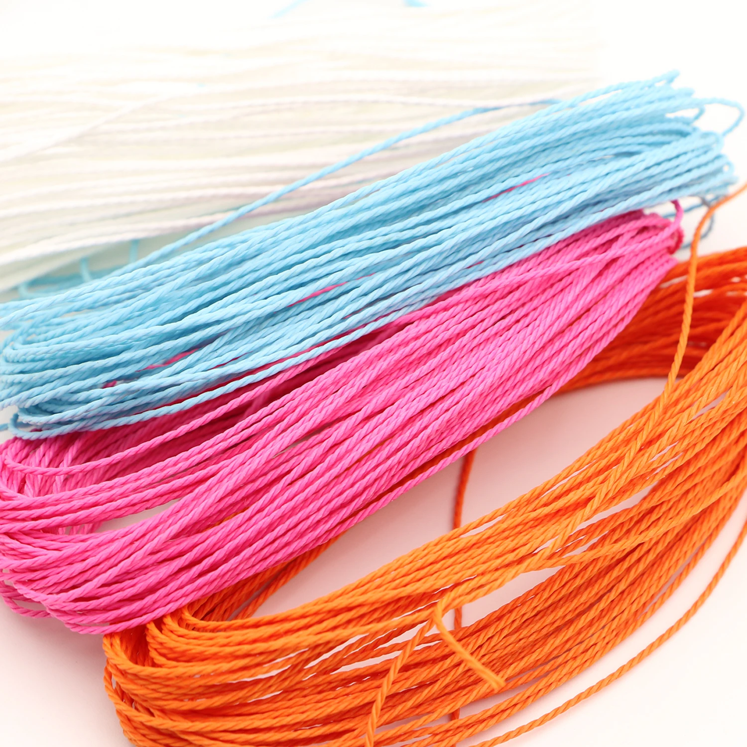 35 Colors Monochrome 10meters Cord String Sewing Leather Hand Wax Stitching DIY Thread for Making Bracelets Or Necklaces Repair