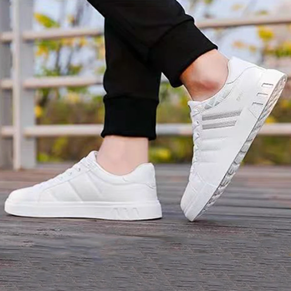 

Мужские уличные туфли на шнуровке, удобные кожаные спортивные кроссовки для прогулок, легкие модные кроссовки для активного отдыха в помещении и на открытом воздухе