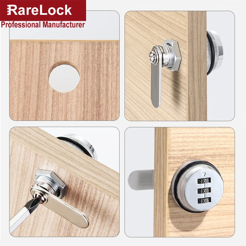 File cabinet linkage lock Drawer lock 1 lock control 3 drawers Front  installation Simple and convenient